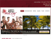 Tablet Screenshot of hotelredcay.com